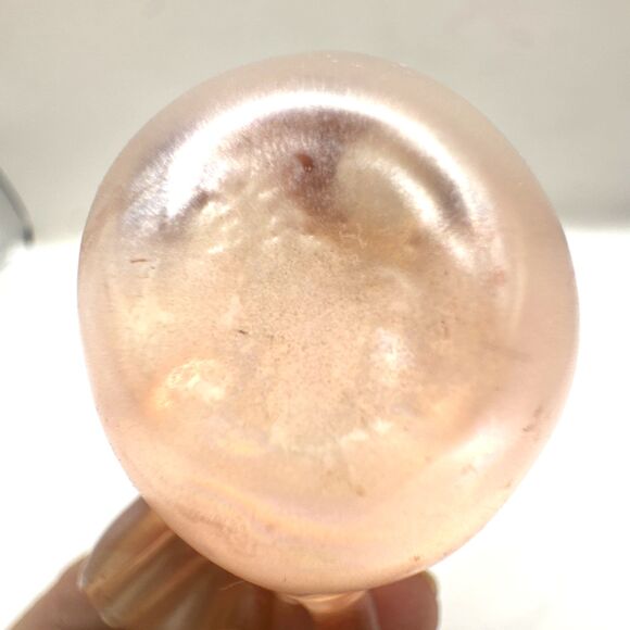 Vintage Hand Blown Art Glass Pink Satin Glass Bird Dove Figurine - Picture 9 of 10